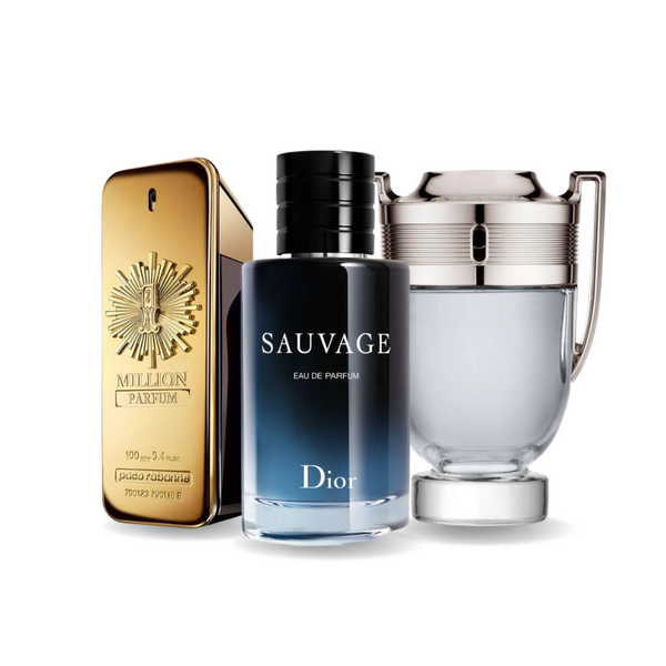 Combo de 3 perfumes - One Milion, Sauvage, Invictus