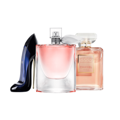 Combo de 3 perfumes - Good Girl, Coco Mademoiselle, Lancôme