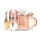 Combo de 4 perfumes - 212 Rosé, Olympéa, Coco Mademoiselle, J’adore
