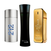 Combo de 3 perfumes -  212 Men NYC, One Milion, Armani Code Homme